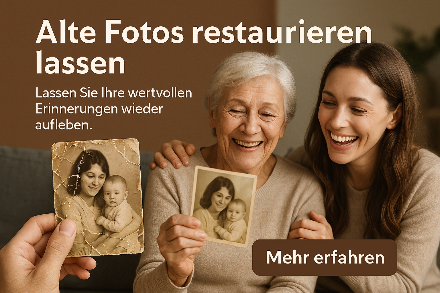 Extreme Risse reparieren - Vor und Nach Vergleich